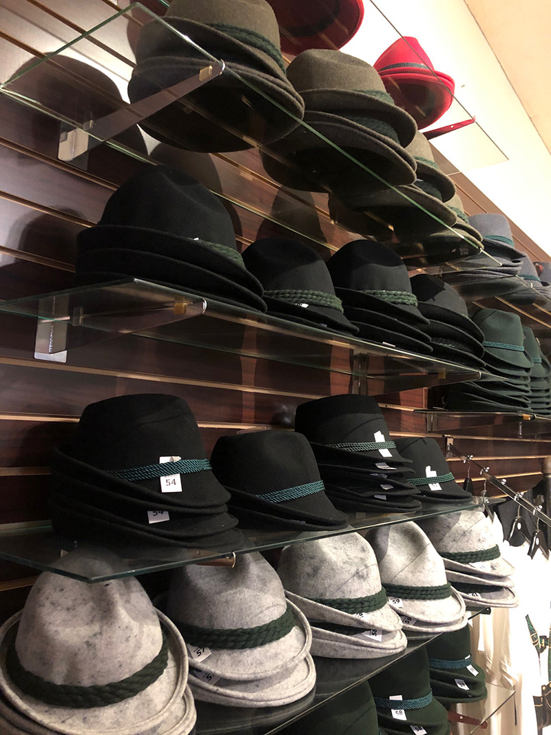various fancy hats